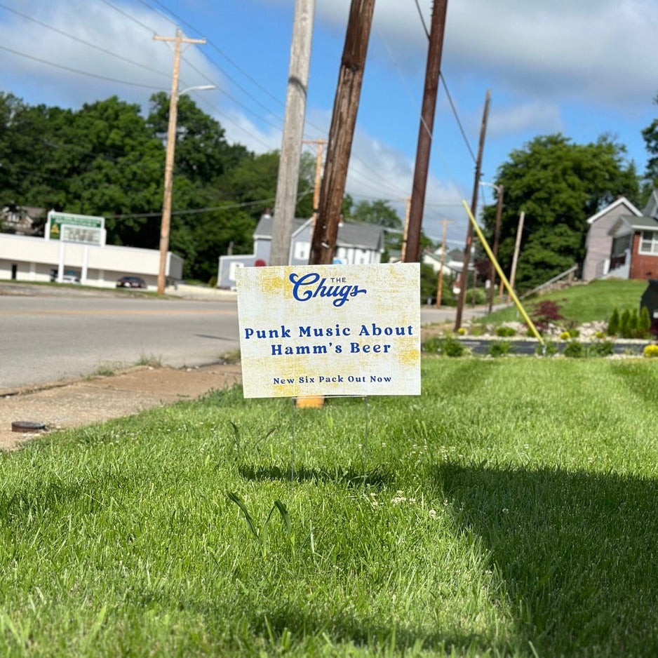 Chugs - Yard Sign